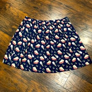 ModCloth Flare Skirt Pie Print plus size 4x